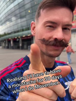 The moment @Joel Corry realises how good he’ll look throughout #movember #LoveIsland. The perfect ‘tache. 👌