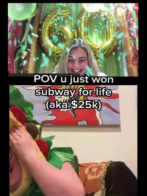 Raw talent. X factor. Star power. Our biggest fan and winner of Subway for life? Queen Daisy, @daisy_attack ❤️🎉 #fanversary