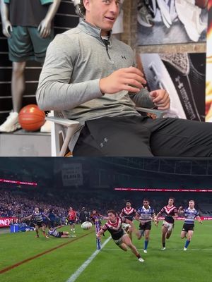 “Whatever happened, happened” 🤯 Mark Nawaqanitawase takes us inside his legendary try #nrl #sydneyroosters #marknawaqanitawase @Roast Sports 