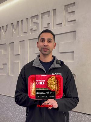 Stuck on which new meal to add to your cart? Our Advanced Sports Dietitian Ryan runs through which meal best suits your diet 🏃‍♂️🏋️ #mymc #mymusclechef #everybodyeverygoal #protein #gym #mealprep #mealtime #hypemeals #trendingmeals #ramen #marrymechicken #swedishmeatballs #alfredo