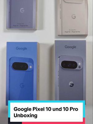 Weiter geht’s mit den neuen Google Pixel 10 Geräten. Wir stürzen uns auf die beiden 6,3 Zoll gleichgroßen normal und Pro 10er und schauen mal, was wird. #google #pixel10 #smartphone #unboxing #Tech @Google Pixel @Google 