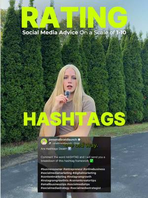 Rating Social Media Advice On a Scale of 1-10 🗣️ Follow me if you don’t hate growing on social as a business owner 😉