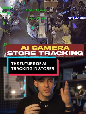 This is the future of AI-tracking in retail stores #ai #artificialintelligence #Tech #techtok #technology #camera #retail #store #shopping #future 