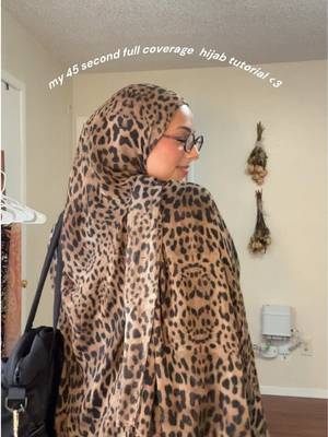 my go to full coverage hijab tutorial <3
