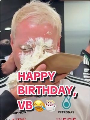 Traditions are traditions 🎉😂 #F1 #Mercedes #ValtteriBottas #KimiAntonelli #DutchGP  @Valtteri Bottas 