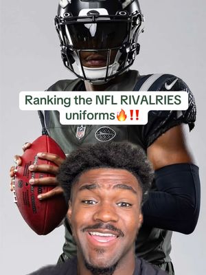 Ranking the NFL Rivalries Uniforms‼️#nfl #football #fyp #joshsmoore #nflrivalries 
