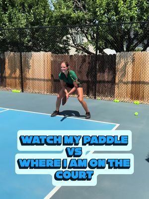 Check out how my ready position changes as I move forward on the court. Any guesses why that happens? 👀 I’ll share the answer soon, but for now let’s see what you think—drop your thoughts below! ⬇️ • • • • • • • #pickleball #pickleballtips #pickleballtiktok #pickleballtiktoks #pickleballtok 