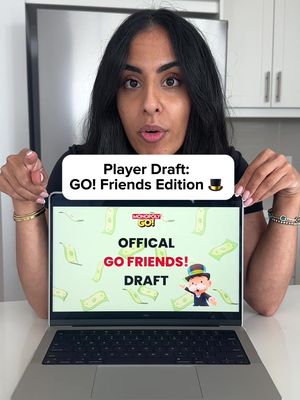 Tired: fantasy football draft. Wired: GO! Friends draft. #MonopolyGO #MrMonopoly #FantasyDraft