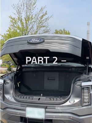 Part 2 – The F-150® Lightning® lets you load all your jobsite essentials, power your tools and even functions as a mobile workspace. After all, it’s the only electric vehicle that’s an F-150®.    #FordCanada #F150Lightning #EV #BuiltFordTough