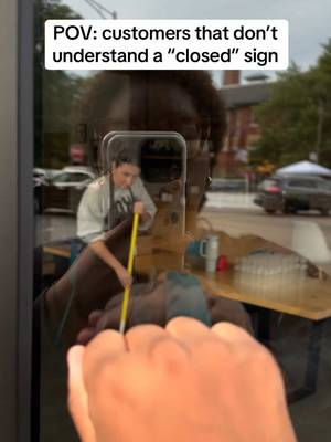 I kid you not this has happened to us 5+ times in the past 2 weeks. Locked door and all. #barista #baristaproblems 