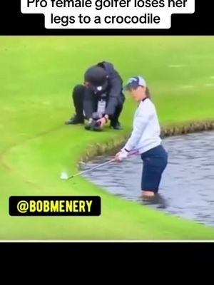 Tough break  #golf #pga #viral #comedy #crocodile  