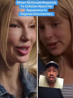Miriam McDonald reacted to comments about her face in the Degrassi documentary #degrassi #degrassinextgeneration #miriammcdonald