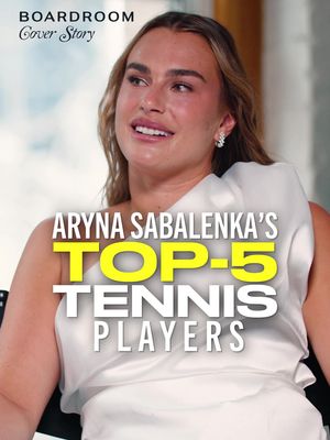 Tennis World No. 1 Aryna Sabalenka reveals her GOATs. 🐐 #tennis #USOpen #arynasabalenka