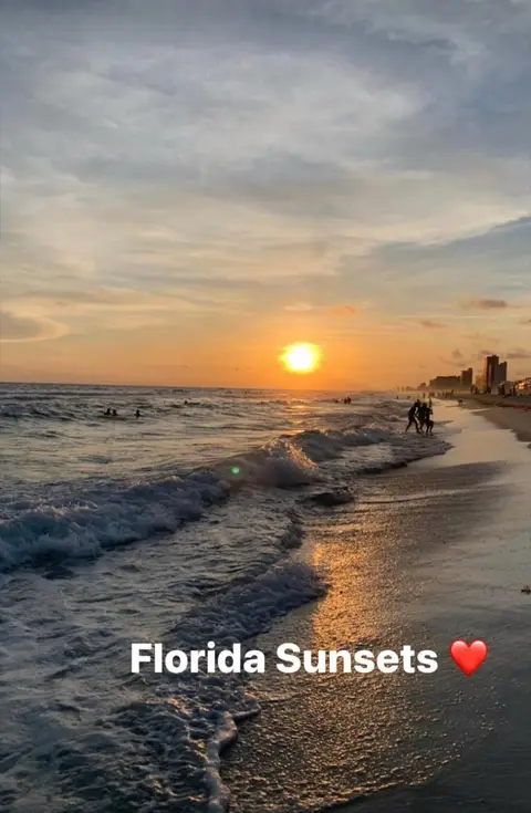 Chasing sunsets reminds us—every ending can be this beautiful. 🌅✨ #beach #florida #sunset #beautiful 