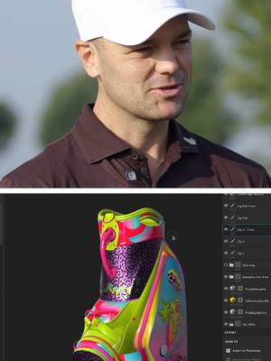 🟧 Art of Golf | @fridalasvegas  ― Stav’s golf bag design is loved among our team. Hear it from Captain Kaymer.  #ArtOfGolf #FridaLasVegas #CleeksGolfClub #TraditionRefreshed