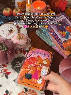 UNCHARMED 🎀 is found family, Gilmore Girls-inspired, cottagecore chaos, 2000s girlhood movie vibes, with Karma the cat and a stetson-wearing warlock ✨ Publishes 16th Sept in the US and 18th Sept in the UK 🍂 #autumn #fall #BookTok #authorsoftiktok #fallbooks  @berkleypub 