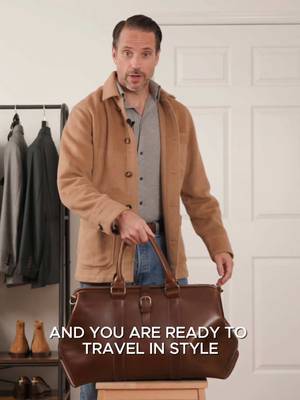 The @satchelandpage Gladstone leather weekender bag has quickly become my favorite travel bag.