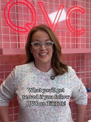 If you're not following QVC on TikTok, you're seriously missing out! Stay up to date with new products and amazing deals. Follow us today! 📲
