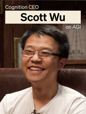 Cognition CEO Scott Wu: “I think we have AGI.” Subscribe to Cheeky Pint on YouTube, Spotify, Apple Podcasts, and Substack.