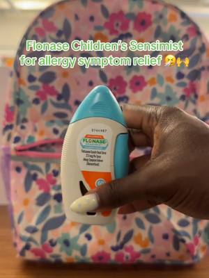 Flonase Children’s Sensimist has back-to-school on lock with allergy relief for all the kiddos*!🎒🤧 *Flonase Children’s Sensimist is indicated for ages 2+