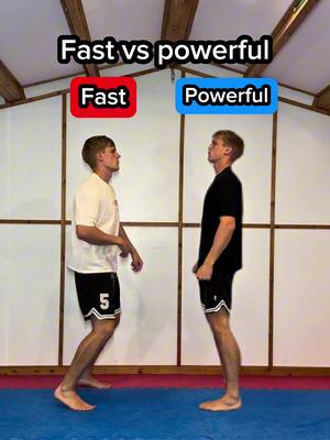 Fast vs powerful…
