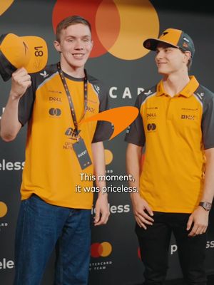 We love a fan and driver moment 🥹 #PricelessExperience  #McLarenMastercardF1