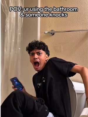 bro really did all that 🙄 #fyp #kickbackcrew #skits #pov #bathroom 