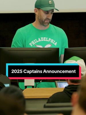And your 2025 Eagles Captains are… #eagles #nfl #teamcaptains #captains 