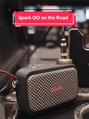 The ultimate portable practice amp on your with @Bodysnatcher #SparkGO #PositiveGrid #Guitar