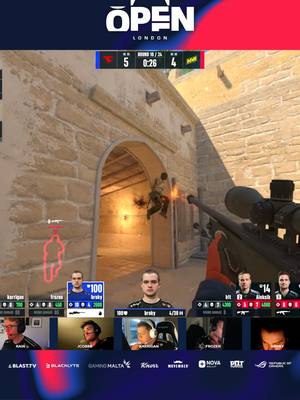 Karrigan: "Only in online games" 😂 @fazegaming reaction to that insane broky 1v3 in this Mic'd Up Moment brought to you by @_asusrog 🎤 #BLASTPremier #CS2 #counterstrike #counterstrike2 #esports #cs2clips #cs2highlights #clutchmoment #awp