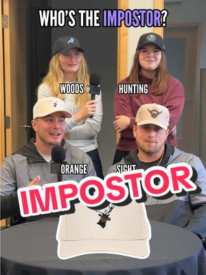 Who’s the Impostor? 🦌🥸 ft. The Waggle Buck Up hat #getyourwaggleon 