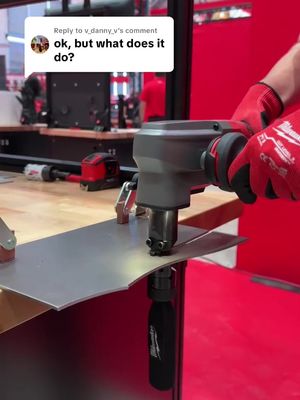 Replying to @v_danny_v Fast, Clean Cuts in 10GA Mild Steel. M18 FUEL™ 10 Gauge Nibbler. Video Credit: @protoolreviews ##MilwaukeeTool##NothingButHeavyDuty