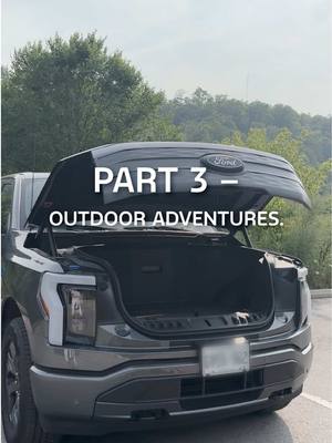Part 3 – Adventure differently with the all-electric F-150® Lightning®. With enough storage for all your gear, power for your equipment, and a built-in-drain for the coldest drinks, your next trip could be one for the books.     #FordCanada #F150Lightning #EV #BuiltFordTough