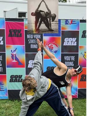 @Joey Valence & Brae posing with us at Gov Ball! 🕺#joeyvalenceandbrae 