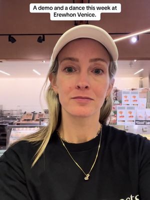 Being super cool as always 🤣 Always happy dancing doing demos at #Erewhon 