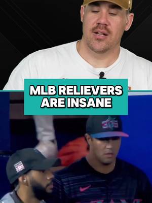Relievers are weirdos #mlb #baseball #weird