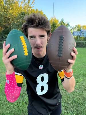 I’m a sucker for a good football. @Kurt Benkert 
