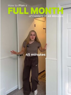 How to Plan a Full Month of Content in 45 Minutes ⏰ If you want 1000 templatized viral hooks you can steal for each of these video types, comment HOOK and I will send it over. ✅