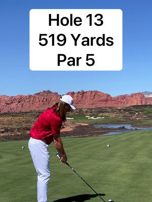 Playing hole 13 at Black Desert Resort! 🏜️ 