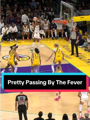 Great ball movement by the @Indiana Fever 🫨 Natasha Howard finds her fellow post player Aliyah Boston for two! #WNBA #indianafever