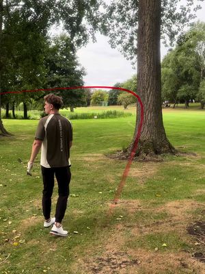 That was CLOSE #fyp #golf 
