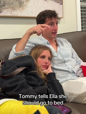 Tommy tells Ella she should go to bed because she’s too drunk