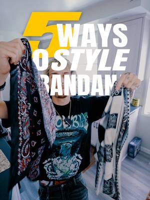 5 Ways to style a bandana #fyp #foryoupage #foryou