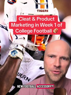 College Football marketing & product observations from week one: watches on field, NXTRND mouthguard takeovers, Nike & Jordan Brands new cleats…& footballs. Auburn switching sides & much more… #cfb #ncaafootball 