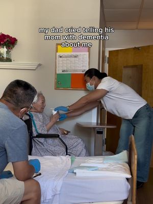 my korean dad never showed emotions growing up.  today, visiting my grandma who has dementia, he cried telling her about me. he’s worked construction his whole life.  i paid off his debts, hired him to work with me, and support him every month, and i still feel like i’m just getting started. moments like this remind me why i build. family first ALWAYS. follow along as i build my businesses to retire my dad for good and hopefully change my whole family’s future.
