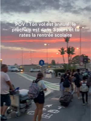 Merci @Transavia France de nous laisser 3 jours dans la merde avec nos gosses ! Le vol de vendredi de Catane à Orly a été annulé ils nous ont hébergé à l’hôtel 1 nuit. Prochain vol lundi soir… on doit se débrouiller pour se reloger et manger alors qu’on a plus de sou 😭😭#transavia #holidays#flight#plane 