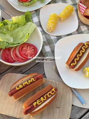 THE HOTDOGS 🌭✨🍋  #lemonwater #lemonperfect #bbq #laborday #hotdog 