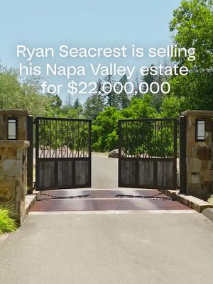 Ryan Seacrest’s 40-acre estate in Napa Valley is on the market for $22 million. The extraordinary property offers timeless luxury amid stunning landscape vistas. The main residence, designed by Howard Backen, has been thoughtfully reimagined by Nobili Marques Arquitectura and Clint Nicholas Design. Built to exceptional standards, the home showcases chiseled limestone walls, a slate roof, reclaimed wood beams, antique French limestone and wide-plank wood floors, and seven wood burning fireplaces. Located just minutes from Meadowood Resort, the Napa Valley Reserve, and downtown Saint Helena, this Napa Valley estate promises a lifestyle of luxury, privacy, and sophistication, perfectly suited for those seeking the ultimate in resort-style living. ▪️ $22,000,000 | 5 BD | 6.5 BA | 10,750 SQFT ▪️ Listing by Cyd Greer | Coldwell Banker Brokers of the Valley