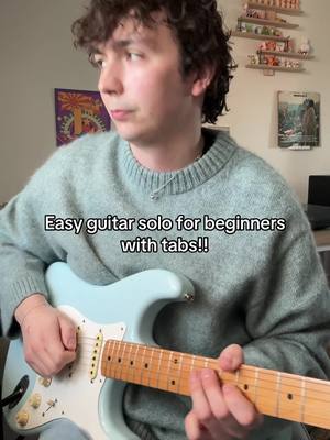 The Nirvana - Smells Like Teen Spirit solo is not only iconic, it’s also pretty easy for beginners to learn! Here are the tabs for it, enjoy 🫡 Played on my @Fender Vintera 50s Stratocaster 🎸 #guitarsolo #guitartabs #nirvana #kurtcobain #guitartok 