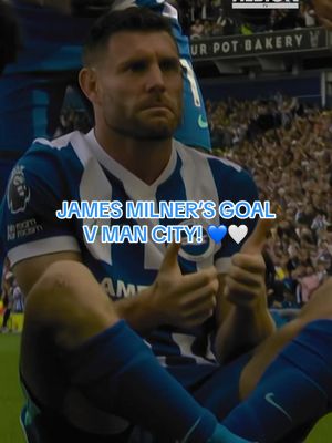 #JamesMilner’s equaliser and celebration. 💙🤍 #BHAFC #PremierLeague #PL